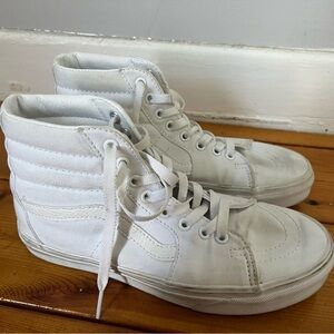 Vans Sk8 Hi - White - W8.0/M6.5